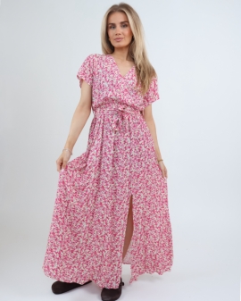 Ditsy Floral Belted Dress