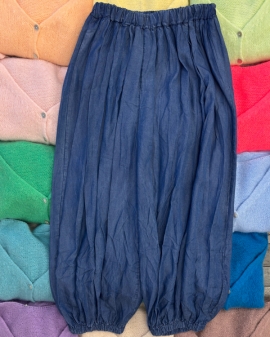 Chambray Cuffed Trousers