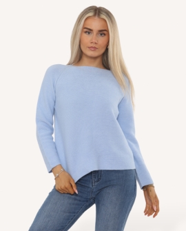 Seamless Boxy Waffle Knit Jumper